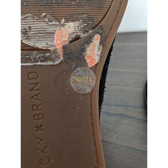 LUCKY BRAND Women's Carthy Slip On Loafers Flats 7 Suede Taupe Casual Shoes - Picture 6 of 6